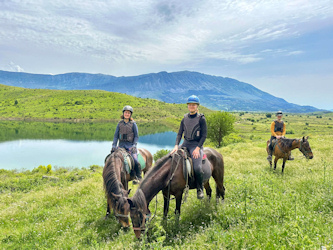 Trail in Albanien